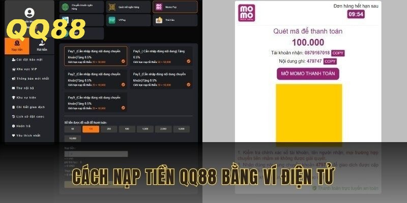 Thanh toán bằng ví điện tử nhanh chóng, tiện lợi